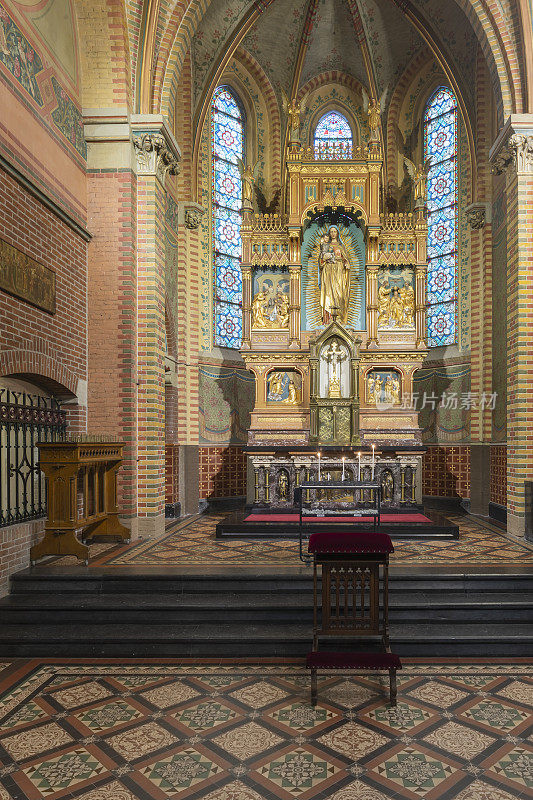 位于代尔夫特的罗马天主教堂Maria van Jessekerk内部